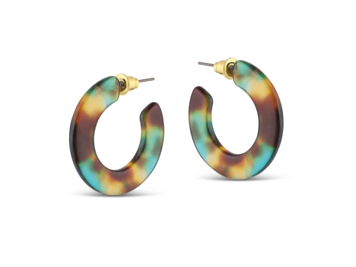 Jessica Tiny Cut Out Hoop Earrings 2319