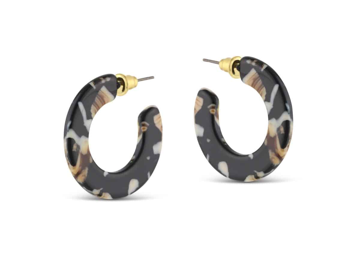 Jessica Tiny Cut Out Hoop Earrings 2319