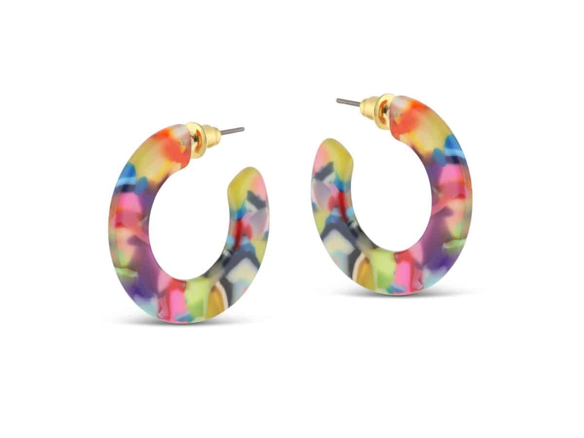 Jessica Tiny Cut Out Hoop Earrings 2319