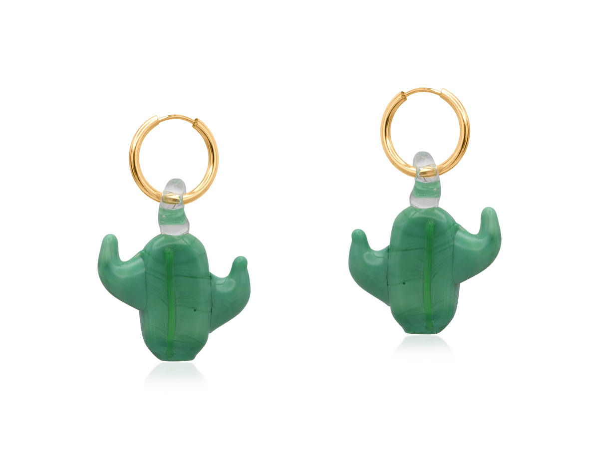 Cowboy Cactus Charm Earrings 4097