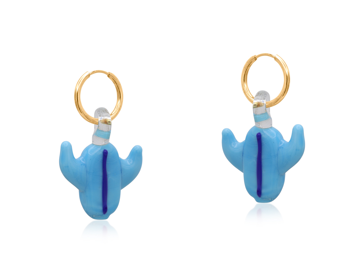 Cowboy Cactus Charm Earrings 4097