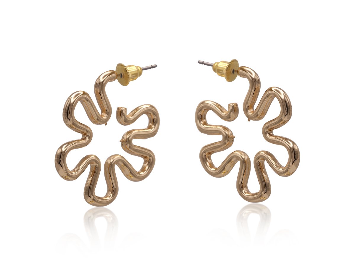 Gondor Scribble Hoop Earrings 4127